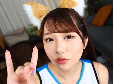 VR] Erika Ozaki - Extended Round of Raw Nakadashi Over and Over Again - Popular Cheerleader in a Fox Costume Dancing gallery