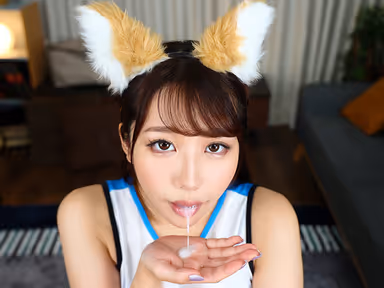 VR] Erika Ozaki - Extended Round of Raw Nakadashi Over and Over Again - Popular Cheerleader in a Fox Costume Dancing gallery