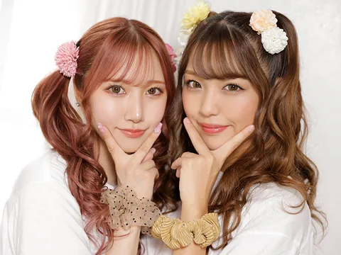 体育祭終わりの浮かれ気分なギャル2人にノリノリで痴女られ後夜祭の裏で何度もパコられ中出ししまくった 斎藤あみり 木下ひまり gallery