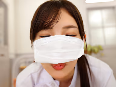 VR] I was injured in both arms and couldn't even do it, and as the nurse in charge wiped my body, I couldn't stop getting an erection, so she made me cum in my bed and gave me a handjob and a cuddling cowgirl position, and she fucked me until my balls were empty after a week's cum. gallery