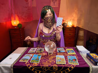 VR] A Fortune Teller with a Bewitching Face Veil Sees Through Your Frustration, Gives You a Blowjob Through the Veil, and Pistons You So Hard That the Veil Rips Up, Squeezing You to the Roots Nene Tanaka gallery