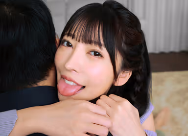 VR] A girl in heat with a bitchy type of girlfriend who gets tongue-tied when she gets excited, and a bridge of drool, tongue-tied kisses, begging for cock, tongue-tied begging, constant tongue-tied kisses, drooling, and a face full of cum, face-to-face sex, Nakadashi and tongue-fired cum, Hinako Mori. gallery