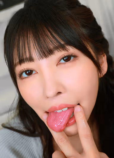 VR] A girl in heat with a bitchy type of girlfriend who gets tongue-tied when she gets excited, and a bridge of drool, tongue-tied kisses, begging for cock, tongue-tied begging, constant tongue-tied kisses, drooling, and a face full of cum, face-to-face sex, Nakadashi and tongue-fired cum, Hinako Mori. gallery