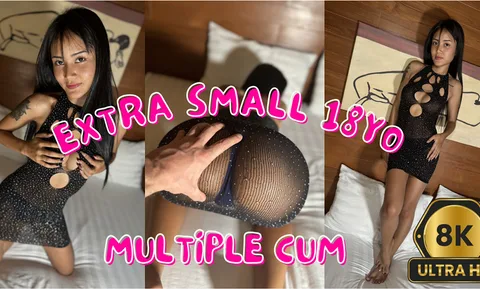 Extra Small 18 Years Old - Multiple Cum