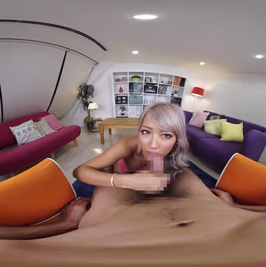 [VR] Dirty Whispers From Behind. Handjob And Blowjob. AIKA gallery