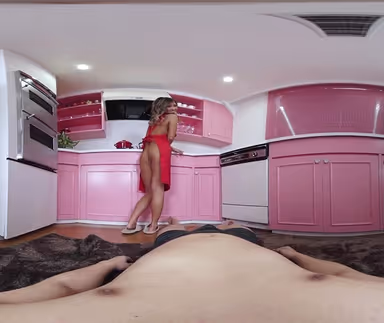 [VR] Naked Apron-style Lovey-Dovey Creampie SEX ERIKA gallery