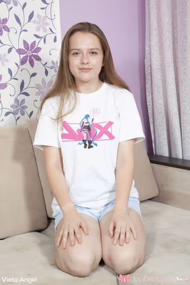Vieta Angel uses a vibrator on her clit as she spreads her legs for us in VR gallery