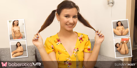 Cute And Tiny Teen Sunny May Wants To Be A Pornstar