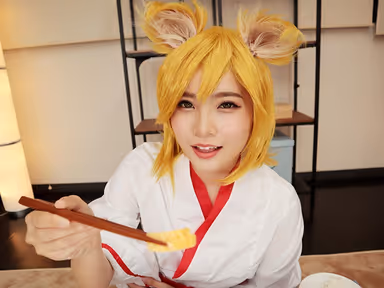 [VR] "I Want You To Creampie Inside Me With Everything You've Got" Aoi Kururugi Has Transformed Into A Super Cute And Adorable L****a Fox! A Moe Fox Priestess Who Loves To Serve gallery