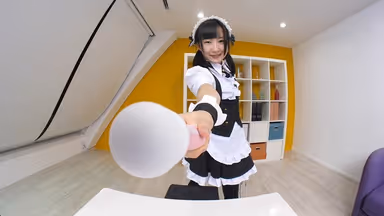 [VR] Sucking and Fucking With Cute Maid Hinano Kamisaka! My Enviable Every day With a S***e Maid Who's Head Over Heels for Me. gallery