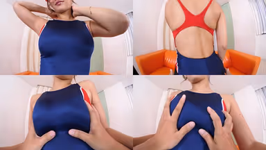 [VR] Sumire Mizukawa Beautiful Legs + Competitive Swimsuit +Pantyhose Glasses VR Slender Girl With Glasses And Beautiful Tits Lets You Cum Inside Her gallery
