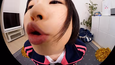 [VR] Hikaru Minazuki "I Got You This Good Luck Charm For Your Next Game" Your Adorable Younger Schoolmate Loves You - And Looks Amazing In Her Athletic Shorts! gallery
