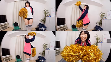 [VR] Hikaru Minazuki "I Got You This Good Luck Charm For Your Next Game" Your Adorable Younger Schoolmate Loves You - And Looks Amazing In Her Athletic Shorts! gallery