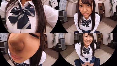 [VR] Hana Himesaki I Did As You Asked ... I've Cum Without Wearing A Bra. The Strongest, Most Explosive, Colossal Tits! My Classmate Has Incredible Tits And I Fucked Her With Her Uniform On! gallery