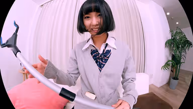 [VR] Mahiro Ichiki I Can't Believe It, Is She A Sadist!? I'm About To Have Sex With This Girl In Her School Uniform!! She Looks So Cute In Her Uniform, And Now She's My Fuck Buddy, But She Was Busy Talking On The Phone With Her Friend, And Neglecting Me, So I Started Teasing Her With A Big Vibrator ... And Then, She Got Super Mad!? She Made Me Beg For Forgiveness On My Hands And Knees And Wouldn't Allow Me To Squeal With Pleasure As We Had Sex ... gallery