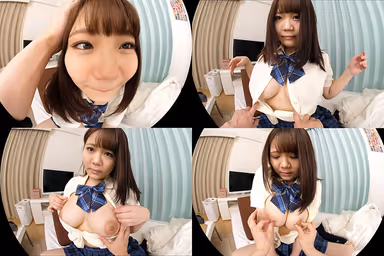 [VR] Riho Takahashi "Came In My Uniform Just Like My Teacher Asked" Big Tits And Gorgeous Ass On This Top Tier Body! Embracing That Satisfying Curvy Body For An Irresistible S*****t In A Lewd Uniform! gallery
