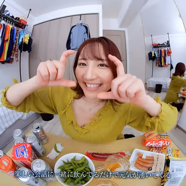 【VR】【8KVR】「女のことは女のからだで忘れたらいいと思うよ」彼女にフラれた日…ボクは酔うとキス魔になるバ先の先輩と一夜をともにした。天月あず gallery
