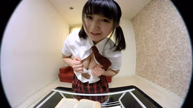[VR] Yuri Asada Happiness Being Stared At! Busty S********l Begging To Fuck "Senpai, Let's Do Something Better Than Studying" gallery