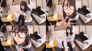 [VR] Aoi Kururugi Fucking A Black Haired, Glasses-Wearing Beauty Who Stumbled Into My Room From Dusk Until Dawn. It Doesn't Get Any Better Than This! gallery