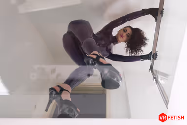 CVF 432 - Sexy Babe in Violet Catsuit gallery