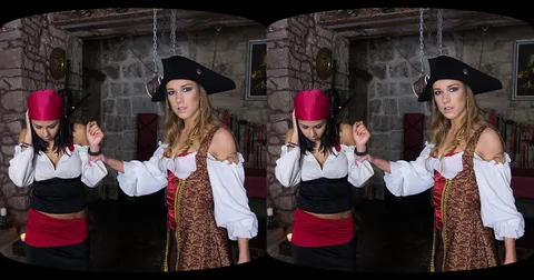 CVR 130 - Lesbian pirates in action