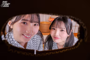 [VR] [Fitch High-Quality 8K Sensual VR] Caught Peeping on a School Trip… A Wild, Intimate Threesome with Two Little Devil-Like J-Style Girls: Hikari Tomoe, Airu Sato gallery