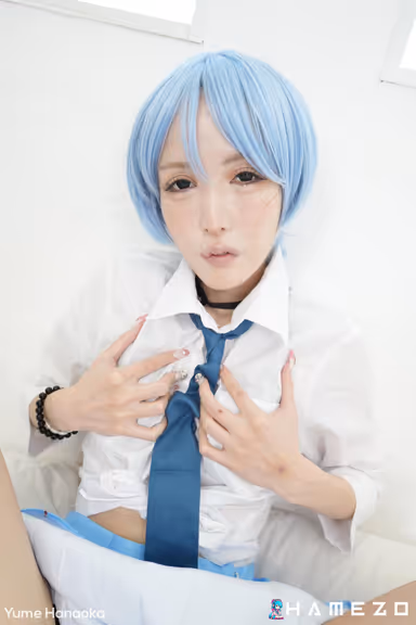 Skinny Babe Yume Hanaoka Looks Sexy In High Cut Socks gallery