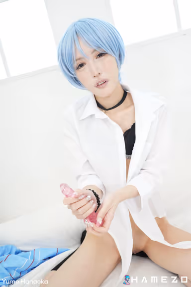 Skinny Babe Yume Hanaoka Looks Sexy In High Cut Socks gallery