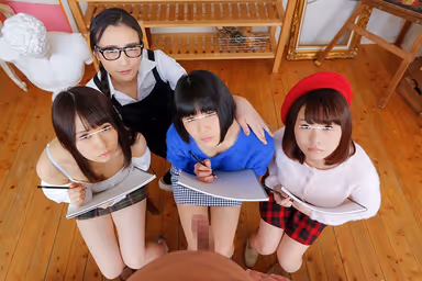 [VR] You Are A Nude Model For Sketching Class And Can't Hide Your Hardening Dick From The Gaze Of All These Hots Girls In This CFNM VR Experience gallery