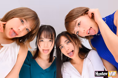 [VR] Revolutionary Viewing Angles! Special Harem Angle VR. My Room Is The Gathering Spot For The College Club Members! Now It's A Sex Room To Get Teased By 4 Girls At Once, And It's Hard To Even Know Where To Look! My Dick, Nipples, Ears, Mouth... Enjoying Tons Of Pleasure All Over... gallery
