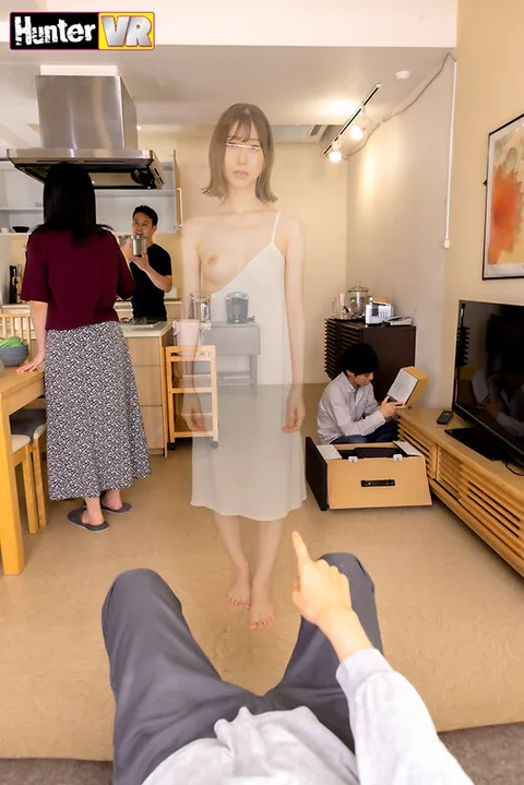 Can you see me? I moved to a new apartment with my family. There... is a beautiful and erotic female ghost that only I can see! gallery