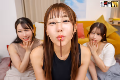 VR] [8KVR] Almost No Hazure! I'm the only guy in a tight king game with 3 college girls, and I'm sure I'm going to win! I was having a drink at my room with three junior college girls from my circle who missed the last train! Then, we play the king game! Big tits college girls 2 gallery