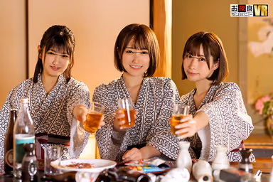[VR] "Insert yourself into us too!" On a company trip, two big-breasted female bosses find out that I'm dating a junior female employee despite the company's ban on in-house romance! I've just changed jobs at an all-girls company... Naturally, I'm a bit of a pariah in the all-girls' company! I'm a bit of a coworker, but I'm still a girl, and I'm dating a girl... gallery