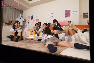 [VR] We Perfectly Recreated A S*********s In Uniform Observation Room These Girls Behind This One-Way Mirror Are Getting Super Close-Up Right In Front Of You! They'll Give You Nice Close-Up Looks At Panty Shot Action, Nip Slips, Fake Blowjob Action, And Even Sex! gallery