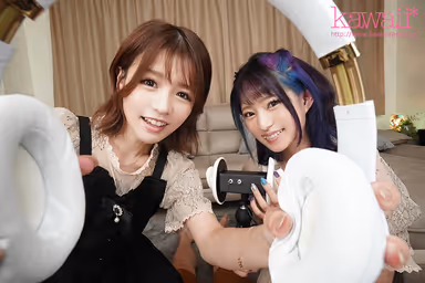[VR] (Enhanced Version! ASMR Specialty Complete Edition) "Let's Try Taking Advantage Of Our Step-brother's Ears!" Mind-penetrating Dirty Talk. Slutty Step-sisters Are On All Sides While Sandwiched In Close Together For A Lewd Reverse Threesome. gallery