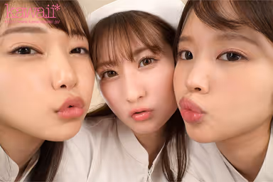 VR] <Shin, Ceiling Specialization> Super-Slender Beautiful Nurse Reverse 4P - Completely Surrounded by Front, Back, Left, Right, and Super-Tight Harem Serving Me Mei Satsuki, Jun Suehiro, and Rima Arai gallery