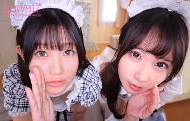 【VR】【Wアニメボイス】【脳イキ囁き特化】ベロキス、絶対領域、挟み撃ち…五感を支配する性処理専門メイド 今田光 谷村凪咲 gallery