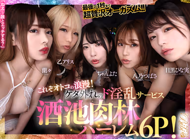 VR] This is the Ramblings of a Geek! The most lewd service out of the scale! Shuike-niku-rin Harem 6P Otsu Alice, Tsubasa Hachino, Chanyota, Ranma, Hinami Meguro gallery