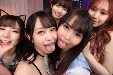 VR] I, a teacher, went into a secret club of active J-kei (Japanese girls) SPECIAL - Is this a heaven? 5 VS 1 Rampant Harem SEX! gallery