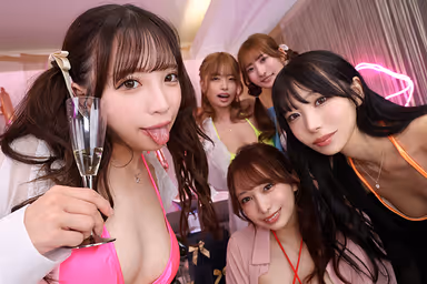 【VR】都内某所にあるハメ放題のセクシーラウンジで人生終了するくらい金も精子も注ぎ込み！！超VIP爆抜きエロバースデイ 小那海あや 尾崎えりか 椿りか 末広純 弥生みづき gallery