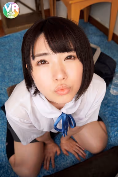 [VR] S********l x Shaved Pussy x First Experiences x Sex. It's Her Very First Time. Her Very First Time Getting Creampied. Hikaru Minazuki gallery