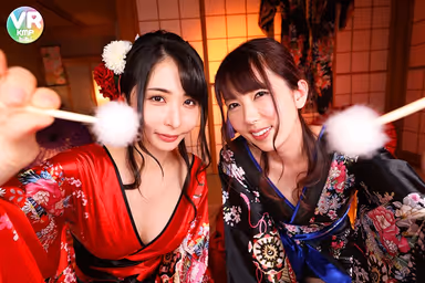 VR] W Hanakai Special - Ellie Akira and Yui Hatano gallery