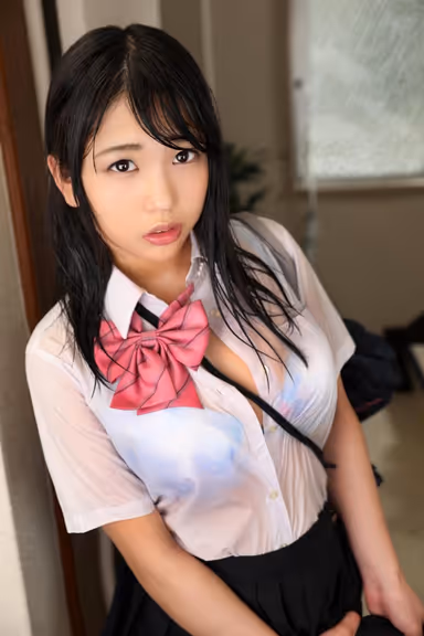 [VR] This Busty S********l Got Caught In A Storm On Her Way Home, And Now She's Soaking Wet! Faced With Her Wet And Transparent Clothes And Her Bulging Titties, You Gave Her A Towel So She Could Dry Off, But When Your Eyes Met, It Was Time For Creampie Raw Footage Sex! Mari Takasugi gallery