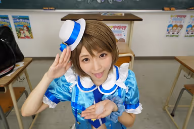 [VR] You Get To Pump Kizuna's Pussy! Cosplay Live!! Kizuna Sakura gallery
