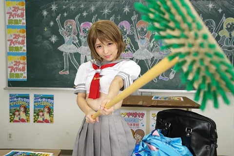 You Get To Pump Kizuna's Pussy! Cosplay Live!! Kizuna Sakura gallery