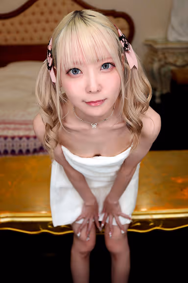 Mina, a toe-curling, landmine-type girl who licks adults, is soaked in vaginal hole cum, even though she doesn't want to be. gallery