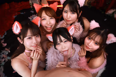 [VR] I'll Do Anything and Love You to Break the Curse of Endless Lust♪ Five Super-Cute Cat-Shaped Familiars Will Make Me Come in All Kinds of Ways to Break the Curse—An Endless ∞ Ejaculation Service, a Sweet and Sensual Curse-Breaking Harem, and a Harem Pleasure RUSH!! with Familiars Who Feel Good from Every Angle!! gallery