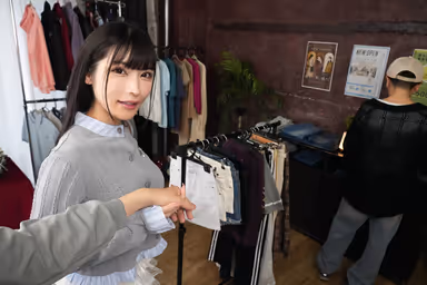 [VR] The Day I Discovered the Thrill of Embarrassing Play with My Girlfriend at a Clothing Store—She Wasn’t Wearing Panties During a Fitting, and We Ended Up Having Sex Right There—and Went on a Date Inside the Store. Kurumi Sakura gallery