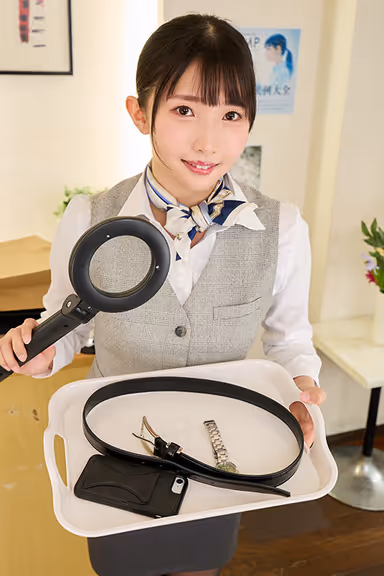 【VR】セキュリティに厳しい会社で、エラー検知されてしまったボクのチ〇ポ。受付嬢は、ザーメンが空っぽになるまで、淡々とマニュアル通りにオモチャ責めで射精させた。 巴ひかり gallery