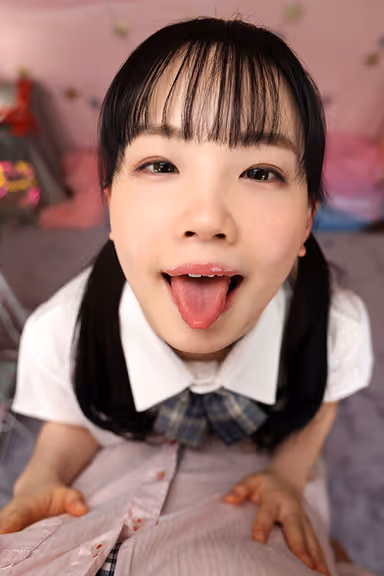 VR] "Za~ko! Small fry chi~po" Devil girl club Lara Kudo who is certified as a zako-character by a very small girl. gallery